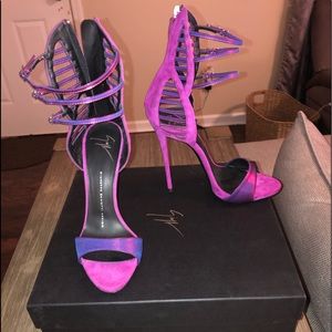 Giuseppe Zanotti Purple High Heels Size 7 NWB